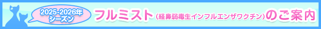 2025年～2026年シーズンフルミストのご案内